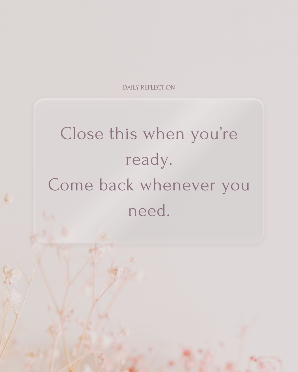 Gentle Reflection Cards for Moms