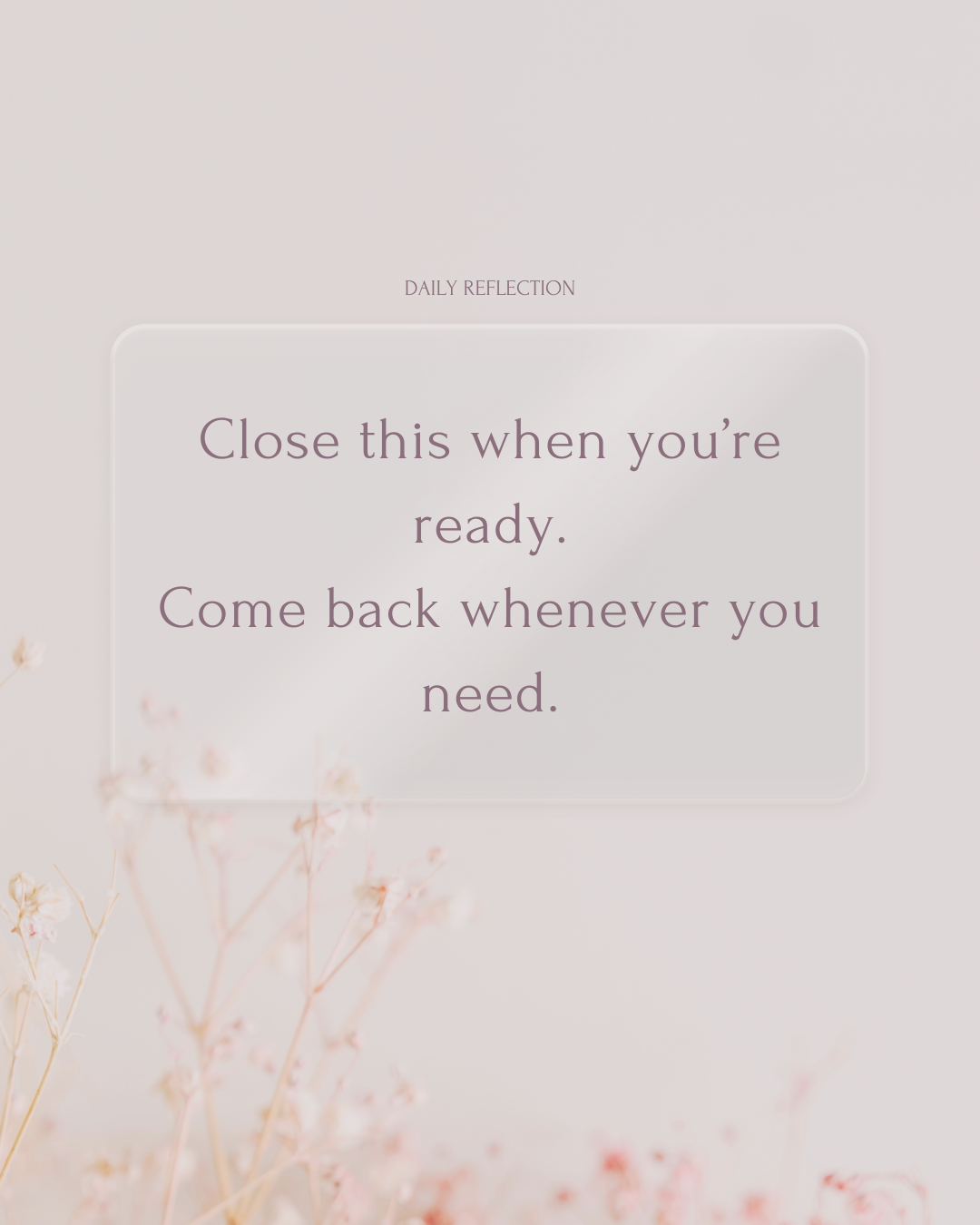 Gentle Reflection Cards for Moms