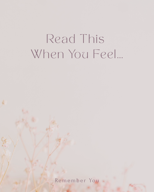 Read This When You Feel… — A Digital Nervous System Reset