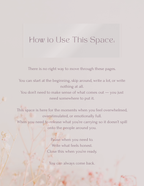 When It’s Too Much — A Gentle Place to Unload
