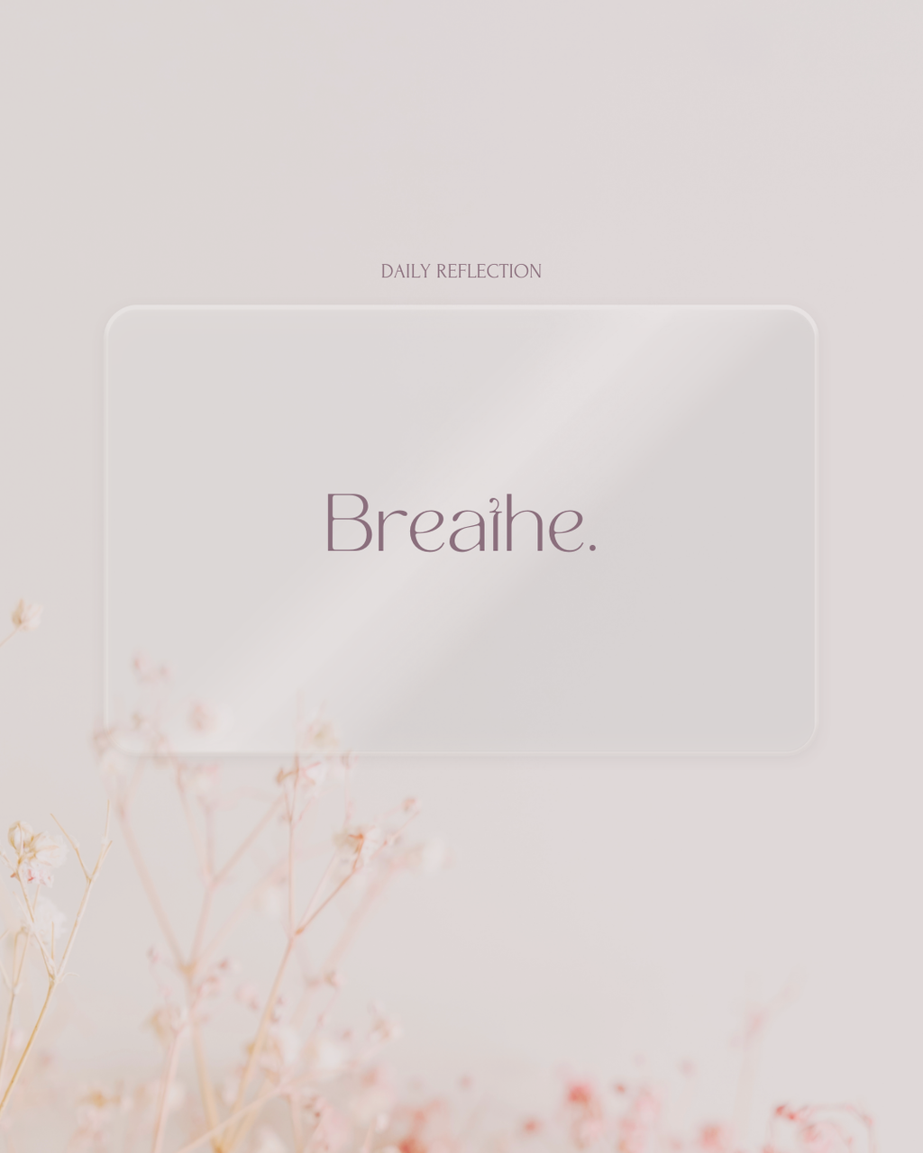 Gentle Reflection Cards for Moms