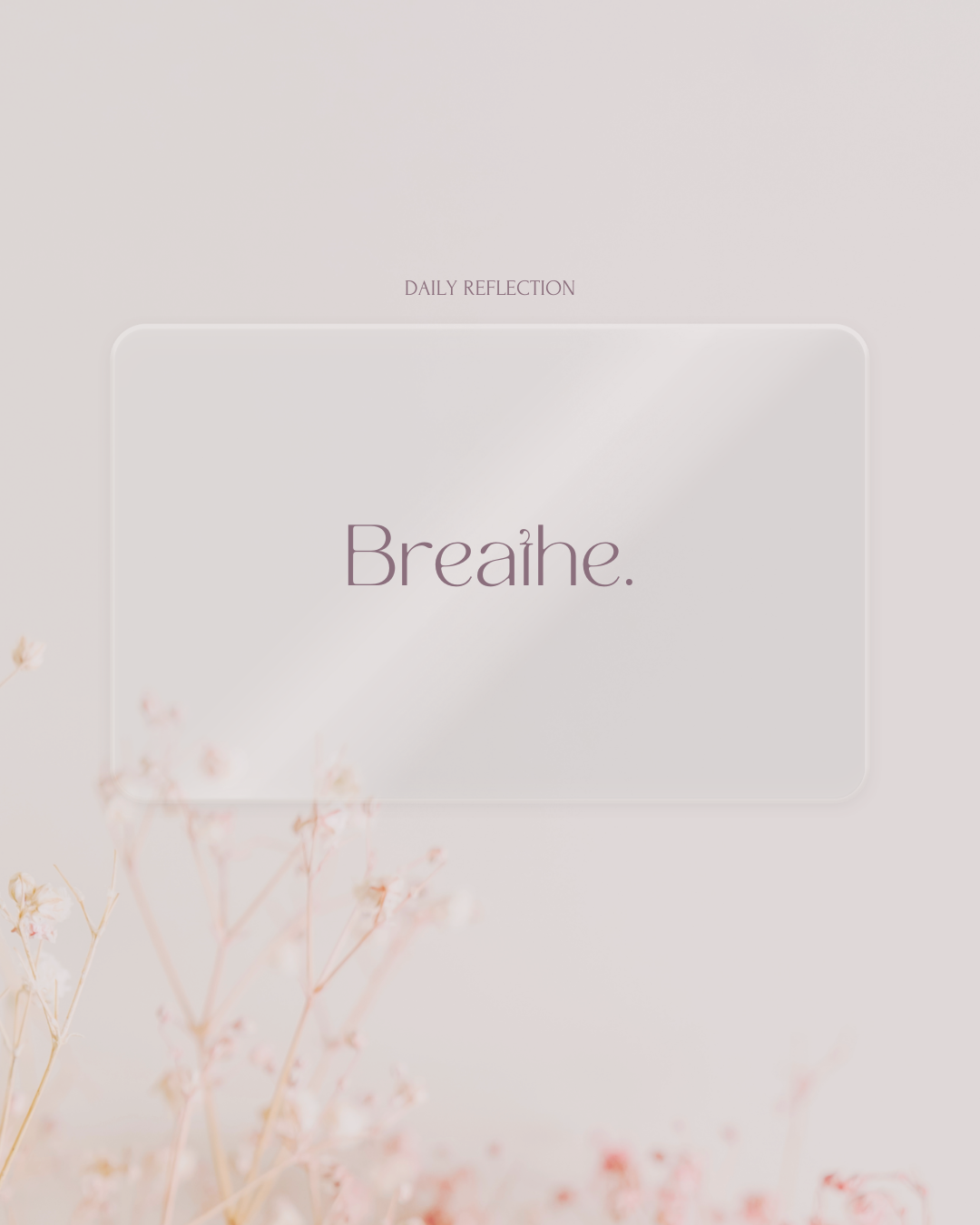 Gentle Reflection Cards for Moms
