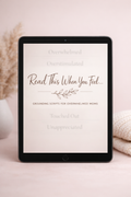 Read This When You Feel… — A Digital Nervous System Reset